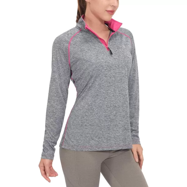 Little Donkey Andy Women's Long Sleeve Running Shirts Workout Gym Sports T-Shirt Quick Dry