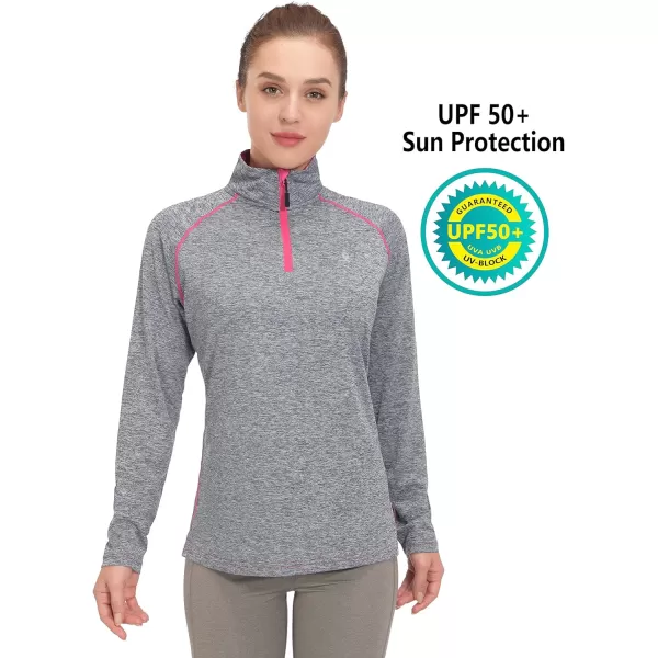 Little Donkey Andy Women's Long Sleeve Running Shirts Workout Gym Sports T-Shirt Quick Dry