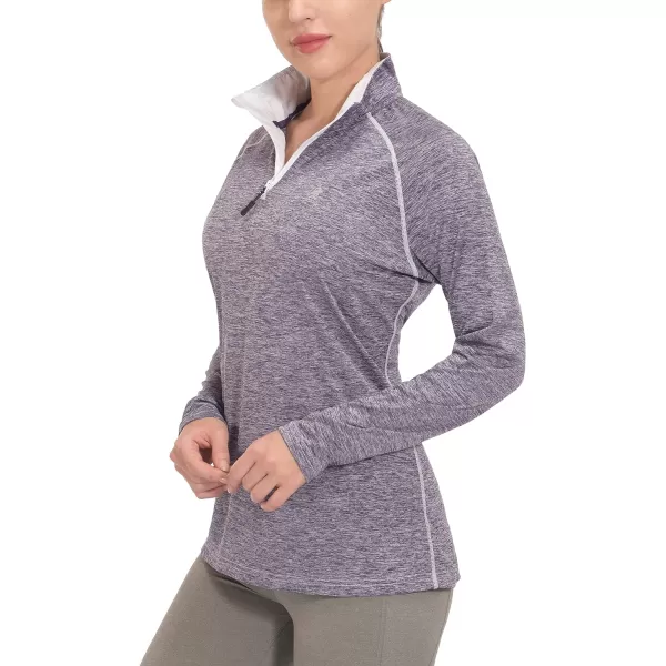 Little Donkey Andy Women's Long Sleeve Running Shirts Workout Gym Sports T-Shirt Quick Dry