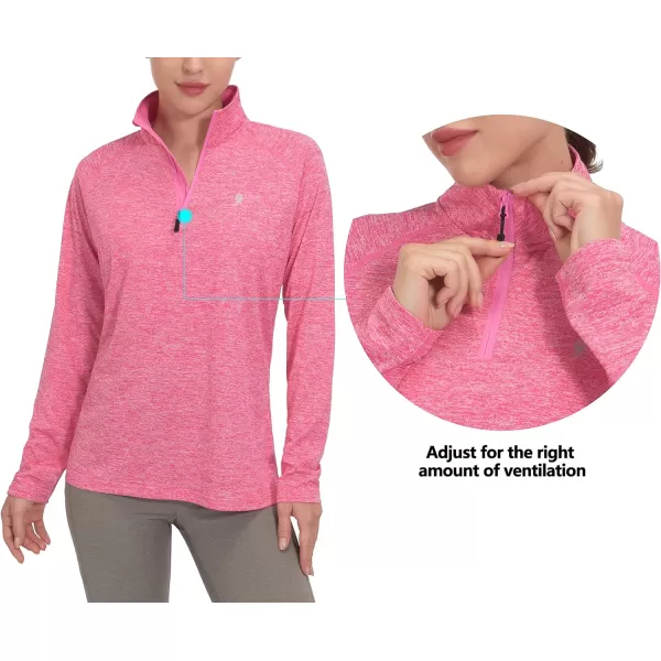 Little Donkey Andy Women's Long Sleeve Running Shirts Workout Gym Sports T-Shirt Quick Dry