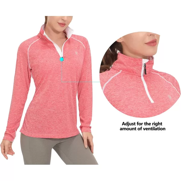 Little Donkey Andy Women's Long Sleeve Running Shirts Workout Gym Sports T-Shirt Quick Dry