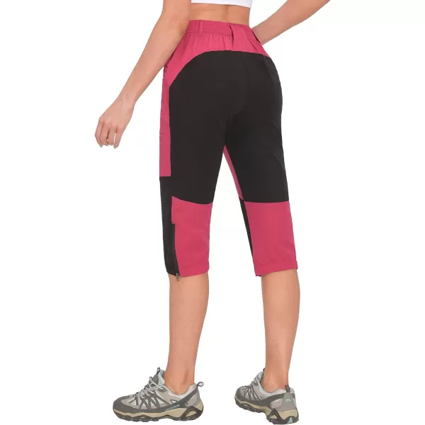 Little Donkey Andy Women's Quick Dry Capri 3/4 Hiking Lightweight Stretch Water-Resistant Pants Golf Casual