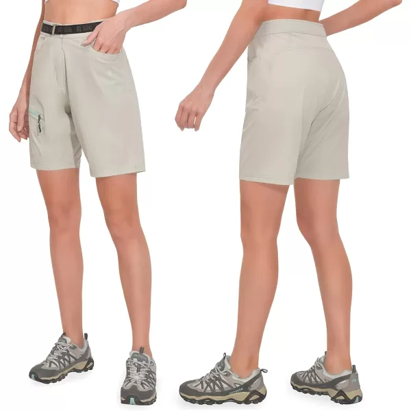 Little Donkey Andy Women's Quick Dry Cool Capri Pants Stretch Lightweight Drawstring Hiking Running Track Workout