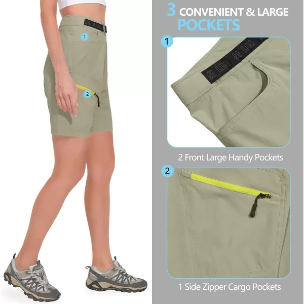 Little Donkey Andy Women's Quick Dry Cool Capri Pants Stretch Lightweight Drawstring Hiking Running Track Workout