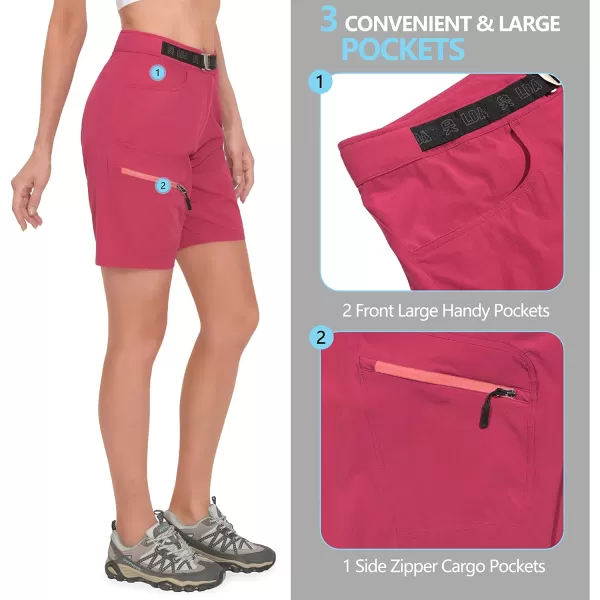Little Donkey Andy Women's Quick Dry Cool Capri Pants Stretch Lightweight Drawstring Hiking Running Track Workout