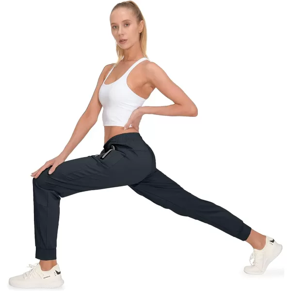 Little Donkey Andy Women's Quick Dry Cool Capri Pants Stretch Lightweight Drawstring Hiking Running Track Workout