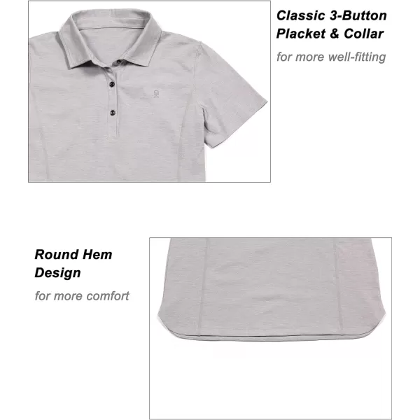 Little Donkey Andy Women's Quick Dry Lightweight Golf Polo Shirt Short Sleeve Moisture Wicking Tees