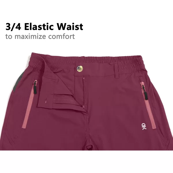 Little Donkey Andy Women's Quick Dry Water Repellent 3/4 Pants Capri Shorts Lightweight UPF 50 Cool Hiking Travel