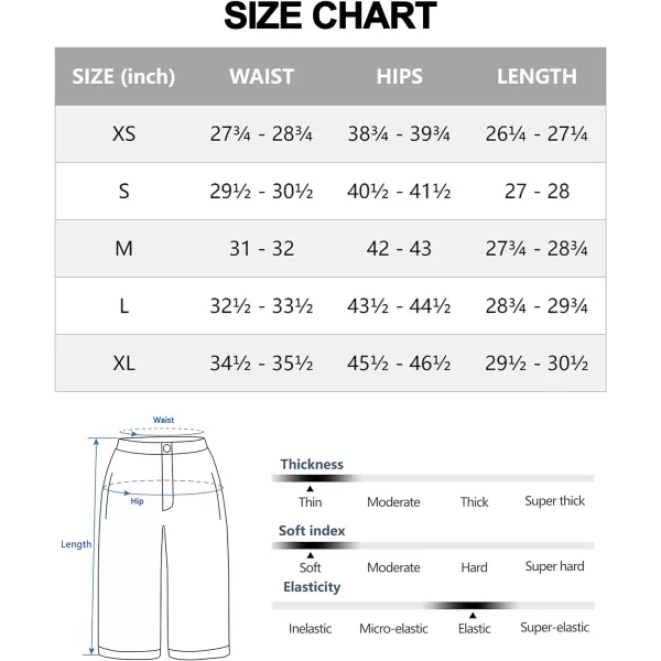 Little Donkey Andy Women's Quick Dry Water Repellent 3/4 Pants Capri Shorts Lightweight UPF 50 Cool Hiking Travel