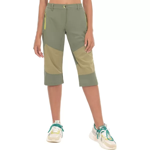 Little Donkey Andy Women's Quick Dry Water Repellent 3/4 Pants Capri Shorts Lightweight UPF 50 Cool Hiking Travel