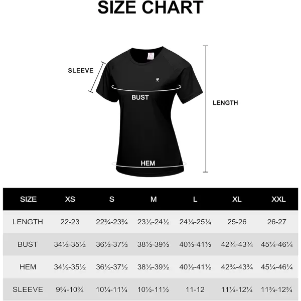 Little Donkey Andy Women's Short Sleeve Quick Dry T-Shirt, Crew Neck Athletic Shirts for Golf Running, Breathable UPF 50