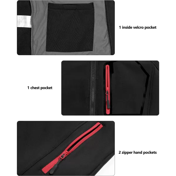 Little Donkey Andy Women's Softshell Hiking Jackets Ski Snow Fleece Lined Lightweight Windproof Removable Hood