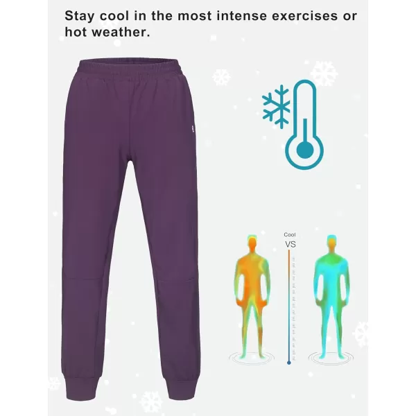 Little Donkey Andy Women's Stretch Joggers with Pockets, Quick-Dry Lightweight Running Pants for Women