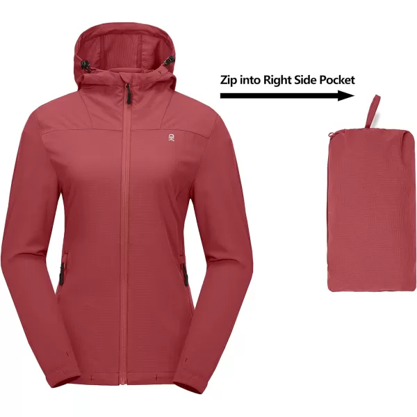 Little Donkey Andy Women's Sun Protection Hoodie Jackets Long Sleeve UPF50+ Shirts Hiking Travel Camp Air Holes Full Zip