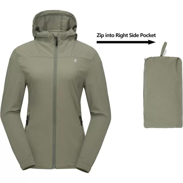 Little Donkey Andy Women's Sun Protection Hoodie Jackets Long Sleeve UPF50+ Shirts Hiking Travel Camp Air Holes Full Zip