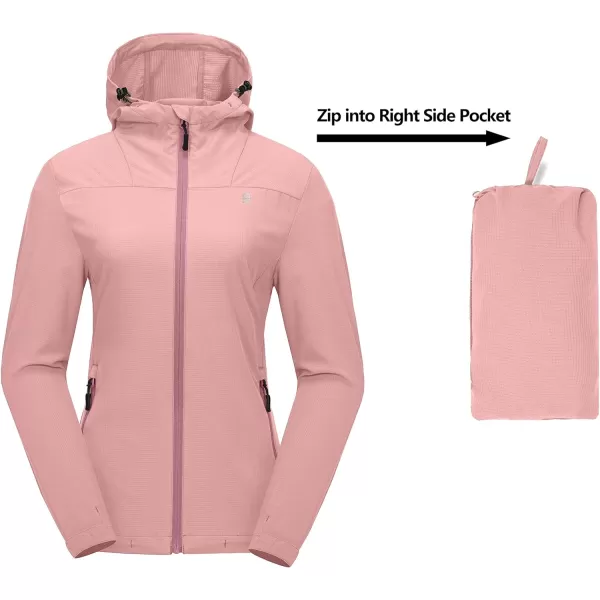 Little Donkey Andy Women's Sun Protection Hoodie Jackets Long Sleeve UPF50+ Shirts Hiking Travel Camp Air Holes Full Zip