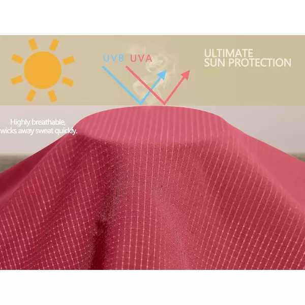 Little Donkey Andy Women's Sun Protection Hoodie Jackets Long Sleeve UPF50+ Shirts Hiking Travel Camp Air Holes Full Zip