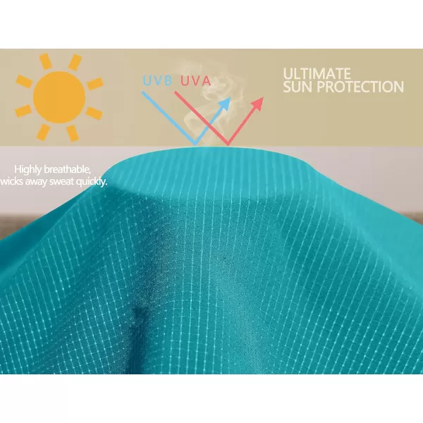 Little Donkey Andy Women's Sun Protection Hoodie Jackets Long Sleeve UPF50+ Shirts Hiking Travel Camp Air Holes Full Zip
