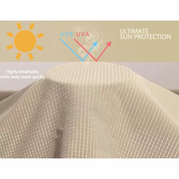Little Donkey Andy Women's Sun Protection Hoodie Jackets Long Sleeve UPF50+ Shirts Hiking Travel Camp Air Holes Full Zip