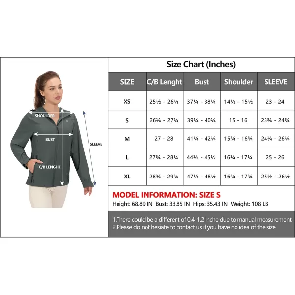 Little Donkey Andy Women's Sun Protection Hoodie Jackets Long Sleeve UPF50+ Shirts Hiking Travel Camp Air Holes Full Zip