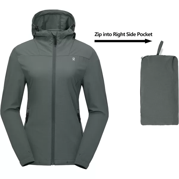 Little Donkey Andy Women's Sun Protection Hoodie Jackets Long Sleeve UPF50+ Shirts Hiking Travel Camp Air Holes Full Zip