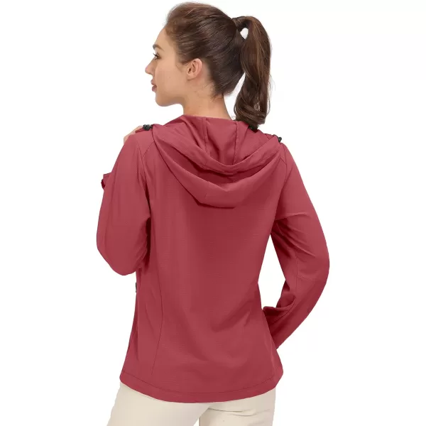 Little Donkey Andy Women's Sun Protection Hoodie Jackets Long Sleeve UPF50+ Shirts Hiking Travel Camp Air Holes Full Zip