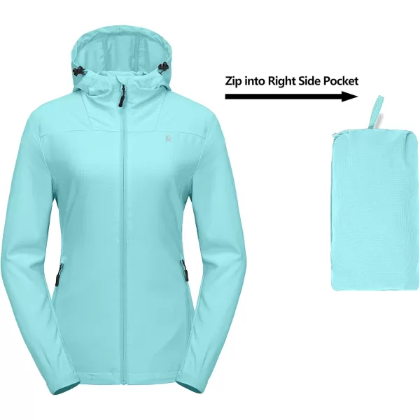 Little Donkey Andy Women's Sun Protection Hoodie Jackets Long Sleeve UPF50+ Shirts Hiking Travel Camp Air Holes Full Zip