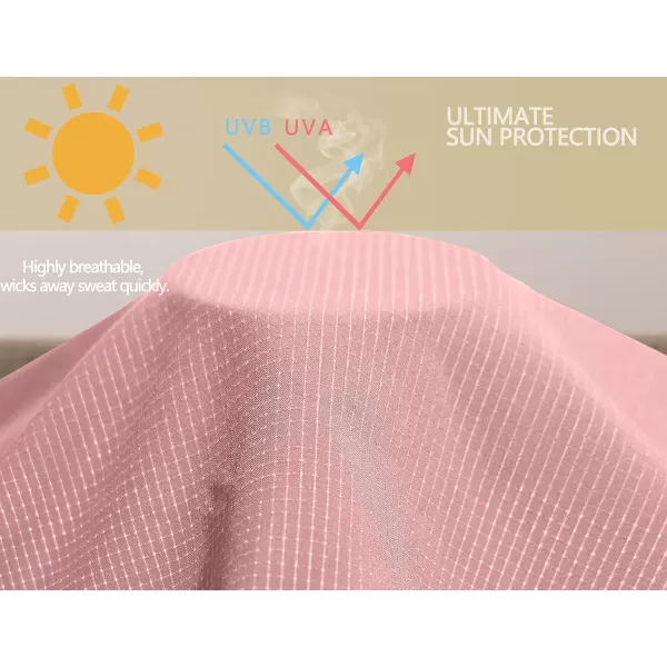 Little Donkey Andy Women's Sun Protection Hoodie Jackets Long Sleeve UPF50+ Shirts Hiking Travel Camp Air Holes Full Zip