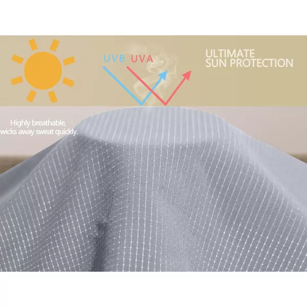 Little Donkey Andy Women's Sun Protection Hoodie Jackets Long Sleeve UPF50+ Shirts Hiking Travel Camp Air Holes Full Zip