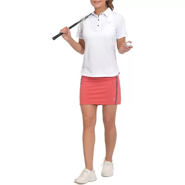 Little Donkey Andy Women's Tennis Golf Skirts High Waisted Athletic Skirts Lightweight Breathable Skorts with Shorts