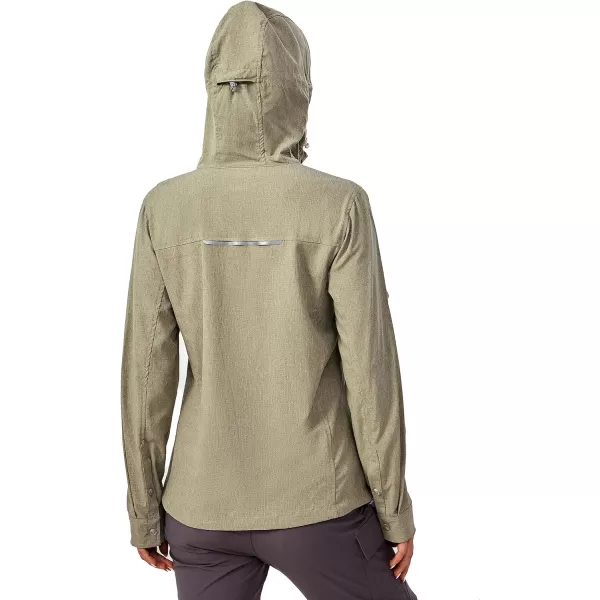 Little Donkey Andy Women's UPF 50+ Hoodie Jackets Long Sleeve Breathable Lightweight Hiking Shirt, Air-Holes Tech