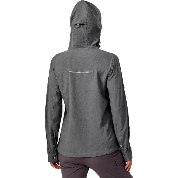 Little Donkey Andy Women's UPF 50+ Hoodie Jackets Long Sleeve Breathable Lightweight Hiking Shirt, Air-Holes Tech