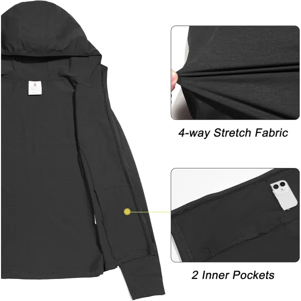 Little Donkey Andy Women's UPF 50+ Sun Protection Hoodie Jacket Long Sleeve Performance Sun Shirt with Pockets