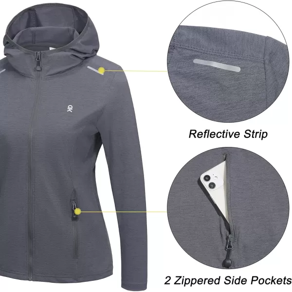 Little Donkey Andy Women's UPF 50+ Sun Protection Hoodie Jacket Long Sleeve Performance Sun Shirt with Pockets