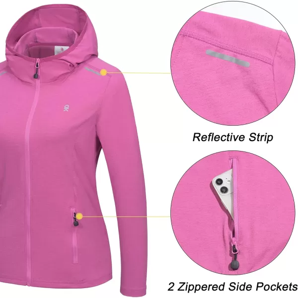 Little Donkey Andy Women's UPF 50+ Sun Protection Hoodie Jacket Long Sleeve Performance Sun Shirt with Pockets