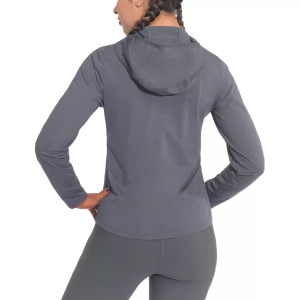 Little Donkey Andy Women's UPF 50+ Sun Protection Hoodie Jacket Long Sleeve Performance Sun Shirt with Pockets