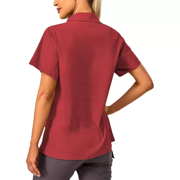 Little Donkey Andy Women's UPF 50 UV Protection Shirt, Breathable Short Sleeve Fishing Hiking Shirts