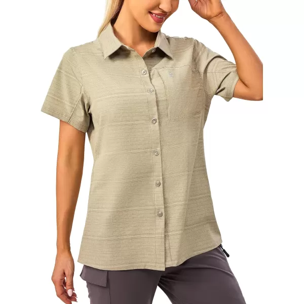 Little Donkey Andy Women's UPF 50 UV Protection Shirt, Breathable Short Sleeve Fishing Hiking Shirts