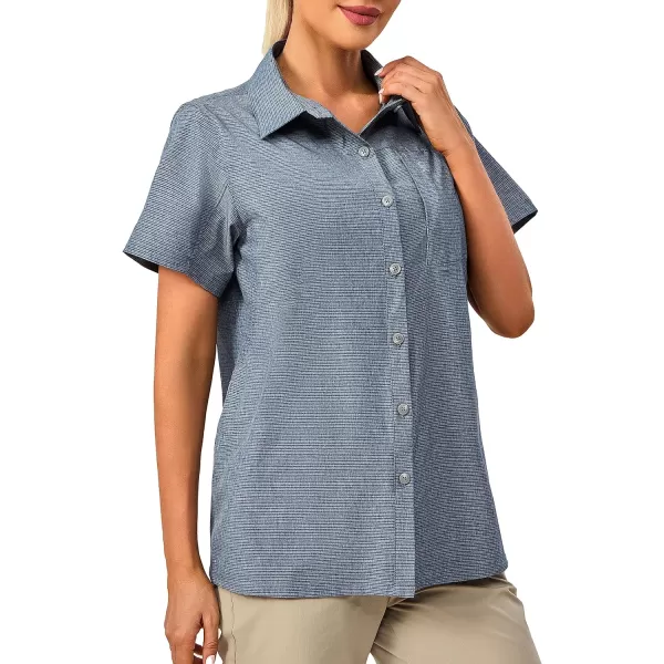 Little Donkey Andy Women's UPF 50 UV Protection Shirt, Breathable Short Sleeve Fishing Hiking Shirts
