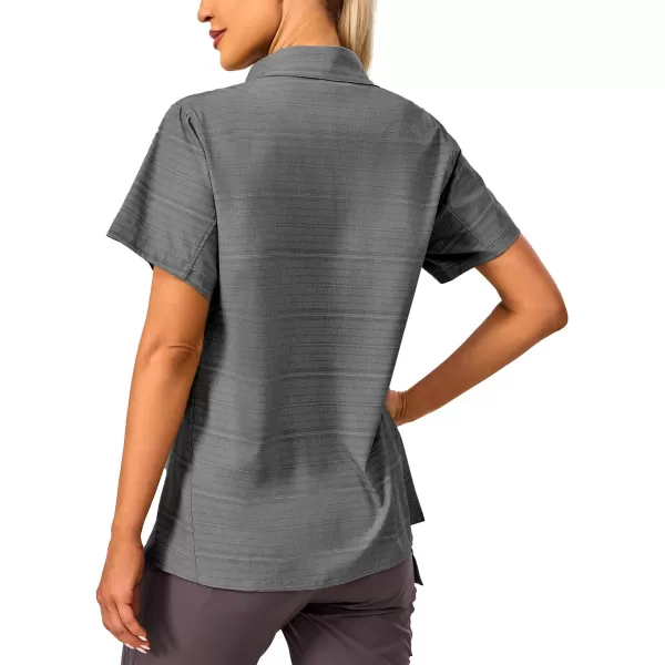 Little Donkey Andy Women's UPF 50 UV Protection Shirt, Breathable Short Sleeve Fishing Hiking Shirts