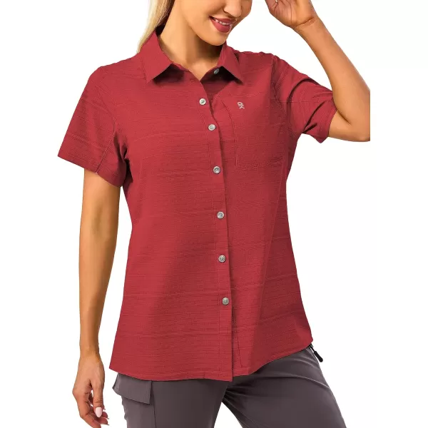 Little Donkey Andy Women's UPF 50 UV Protection Shirt, Breathable Short Sleeve Fishing Hiking Shirts