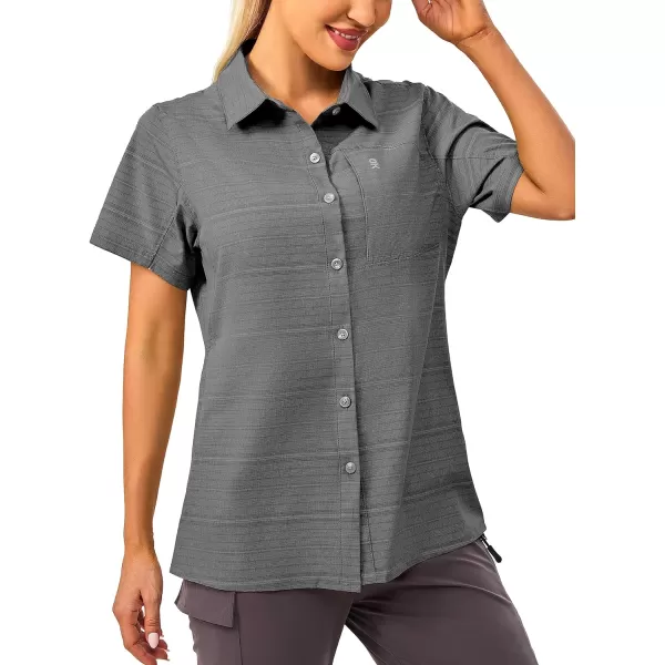 Little Donkey Andy Women's UPF 50 UV Protection Shirt, Breathable Short Sleeve Fishing Hiking Shirts