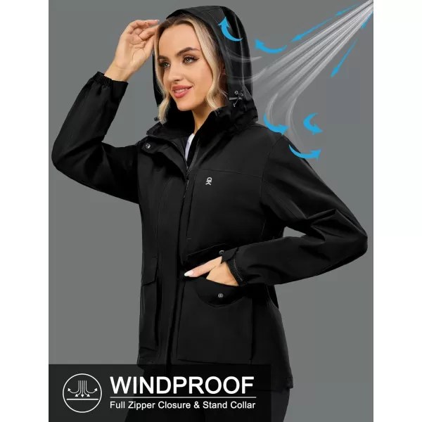 Little Donkey Andy Women's Windbreaker Jacket Lightweight Jacket with Hood Waterproof Outdoor Camping Hiking