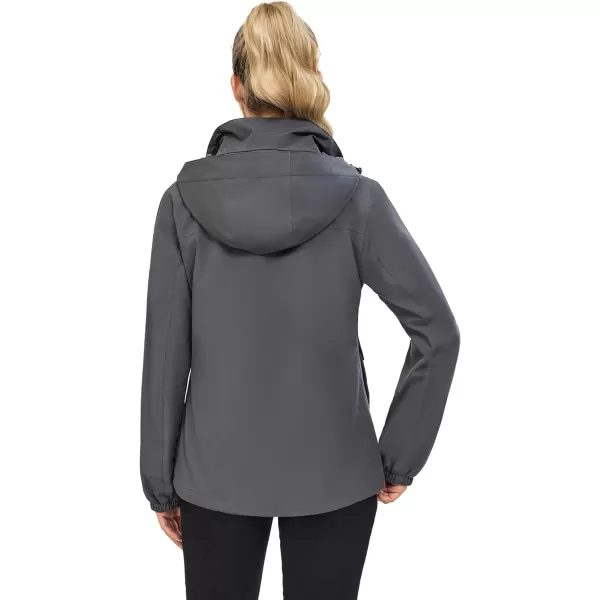 Little Donkey Andy Women's Windbreaker Jacket Lightweight Jacket with Hood Waterproof Outdoor Camping Hiking