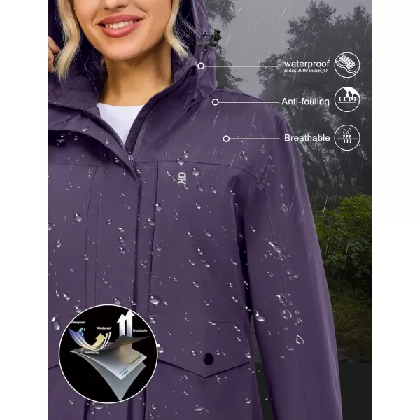 Little Donkey Andy Women's Windbreaker Jacket Lightweight Jacket with Hood Waterproof Outdoor Camping Hiking