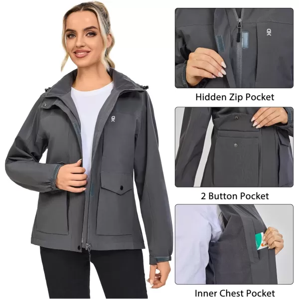 Little Donkey Andy Women's Windbreaker Jacket Lightweight Jacket with Hood Waterproof Outdoor Camping Hiking