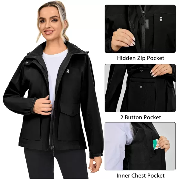 Little Donkey Andy Women's Windbreaker Jacket Lightweight Jacket with Hood Waterproof Outdoor Camping Hiking