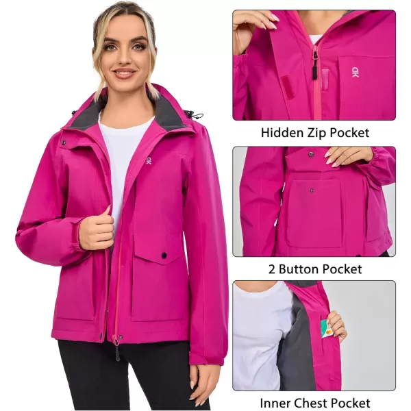 Little Donkey Andy Women's Windbreaker Jacket Lightweight Jacket with Hood Waterproof Outdoor Camping Hiking
