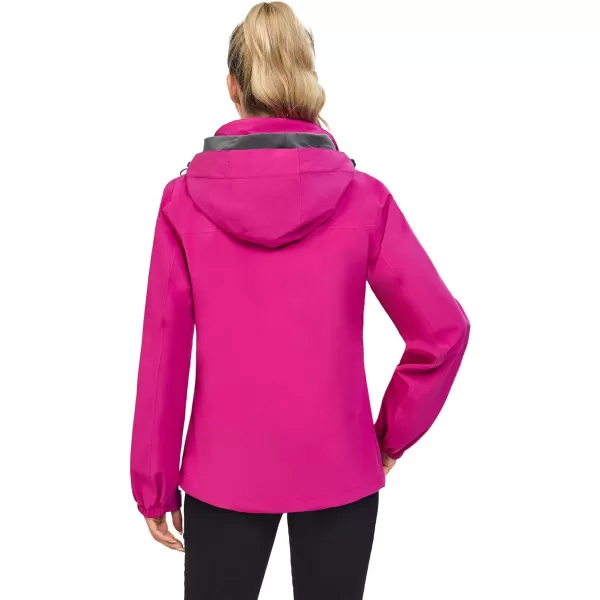 Little Donkey Andy Women's Windbreaker Jacket Lightweight Jacket with Hood Waterproof Outdoor Camping Hiking