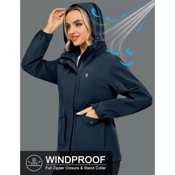 Little Donkey Andy Women's Windbreaker Jacket Lightweight Jacket with Hood Waterproof Outdoor Camping Hiking